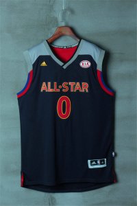 Maillot De Basket All Star 2017 NBA Western Russell Westbrook 0 Noir